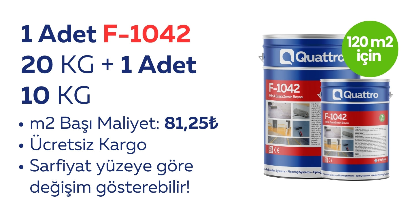 1 ADET 20 KG + 1 ADET 10 KG Zemin Boyası
